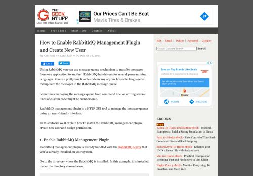 
                            9. How to Enable RabbitMQ Management Plugin and Create New User