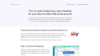 
                            13. How to enable read receipts / open tracking for your Sky.com (Sky Mail ...