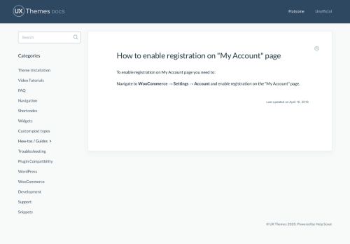 
                            5. How to enable registration on 