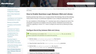 
                            13. How to Enable Seamless Login Between Web and Library