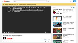 
                            8. How to Enable SSH on a Raspberry Pi 3 - YouTube