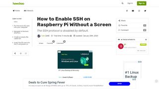 
                            8. How to enable SSH on Raspbian without a screen - howchoo