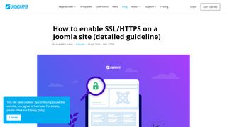 
                            8. How to enable SSL/HTTPS on a Joomla site (detailed guideline ...