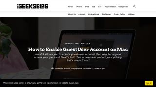 
                            5. How to Enable the Guest User Account on Mac - iGeeksBlog.com