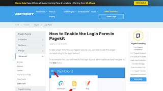 
                            5. How to Enable the Login Form in Pagekit - Pagekit Tutorial - FastComet