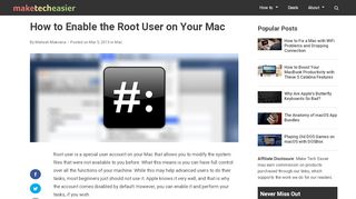 
                            4. How to Enable the Root User on Your Mac - Make Tech Easier