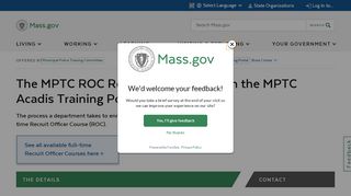 
                            11. How to enroll in a full-time police academy | Mass.gov