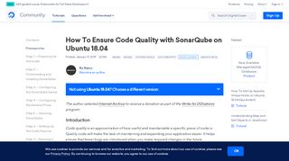 
                            10. How To Ensure Code Quality with SonarQube on Ubuntu 18.04 ...