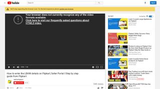 
                            7. How to enter the LBHW details on Flipkart, Seller Portal I Step by ...