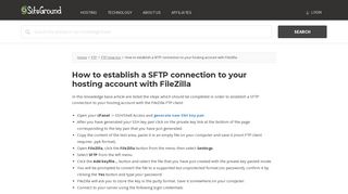 
                            11. How to establish a SFTP connection to your hosting account with ...