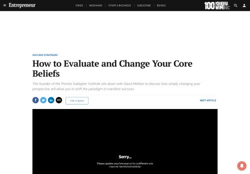 
                            12. How to Evaluate and Change Your Core Beliefs - Entrepreneur
