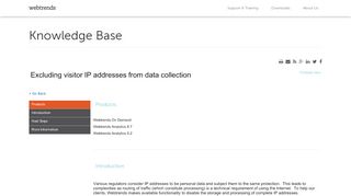 
                            10. How To: Excluding visitor IP addresses from data collection