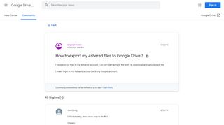 
                            10. How to export my 4shared files to Google Drive ? - Google Product ...