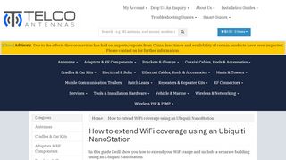 
                            12. How to extend WiFi coverage using an Ubiquiti NanoStation