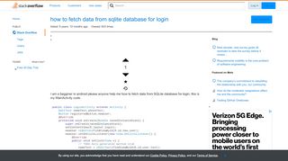 
                            7. how to fetch data from sqlite database for login - Stack Overflow