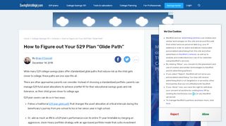 
                            13. How to Figure out Your 529 Plan “Glide Path” - Saving for College