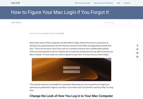 
                            7. How to Figure Your Mac Login if You Forgot It - Disk Drill