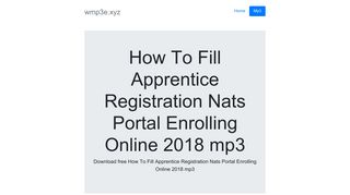 
                            6. How To Fill Apprentice Registration Nats Portal Enrolling Online ...