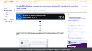 
                            9. How to fill fields in a popup when opening a sharepoint website ...