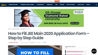 
                            10. How to Fill JEE Main 2019 Application Form | AglaSem Admission