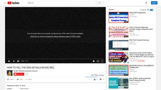 
                            4. HOW TO FILL THE DDO DETAILS IN DDO REQ - YouTube