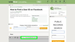 
                            5. How to Find a User ID on Facebook: 7 Steps (with Pictures)