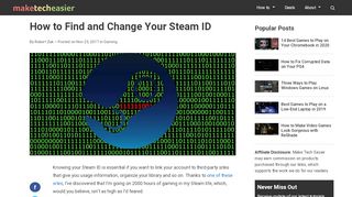 
                            7. How to Find and Change Your Steam ID - Make Tech Easier