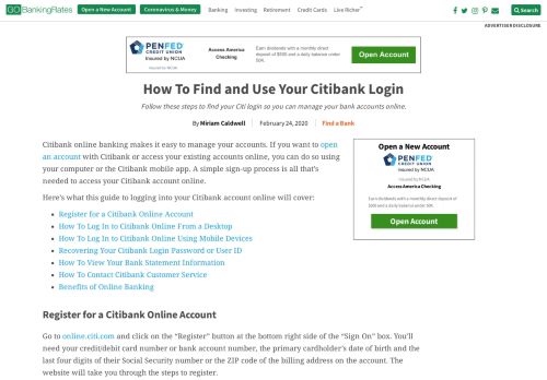 
                            10. How to Find and Use Your Citibank Login | GOBankingRates