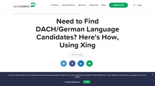 
                            9. How to find German-Speaking Candidates on Xing.com - SocialTalent