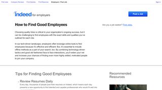 
                            7. How to Find Good Employees | Indeed.com
