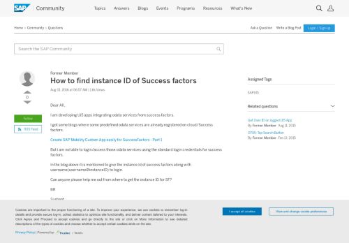 
                            11. How to find instance ID of Success factors - archive SAP