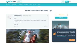 
                            13. How to find job in Dubai quickly?, Dubai forum - Expat.com