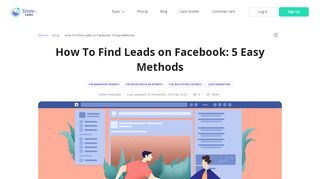 
                            10. How To Find Leads on Facebook - 3 Quick Methods - ...