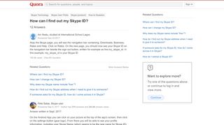 
                            8. How to find out my Skype ID - Quora