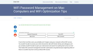 
                            11. How to find & see wifi password on Mac OS X - Disk Drill