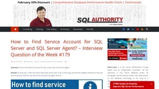 
                            4. How to Find Service Account for SQL Server and SQL Server Agent ...