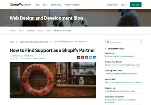 
                            5. How to Find Support as a Shopify Partner