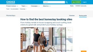 
                            11. How to find the best homestay booking sites - CHOICE