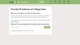 
                            10. How to Find the IP Address of a Skype User (with Pictures)