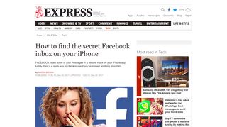 
                            13. How to find the secret Facebook inbox on your iPhone | ...