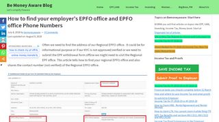 
                            13. How to find your employer's EPFO office and EPFO office Phone ...