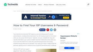 
                            13. How to Find Your ISP Username & Password | Techwalla.com