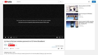 
                            5. How to find your wireless password on O2 Home Broadband - YouTube