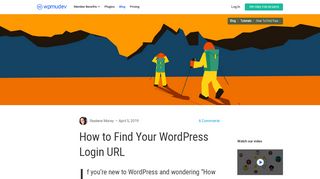 
                            3. How to Find Your WordPress Login URL - WPMU DEV