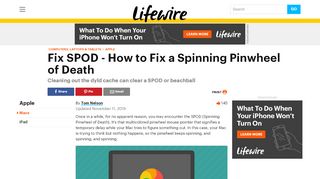 
                            12. How to Fix a Spinning Pinwheel of Death on Mac - Lifewire