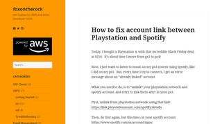 
                            10. How to fix account link between Playstation and Spotify - foxontherock