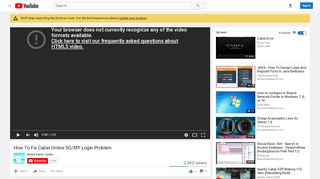 
                            8. How To Fix Cabal Online SG/MY Login Problem - YouTube