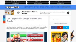 
                            1. How to fix Can't Sign In with Google Play In Clash Royale