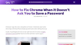 
                            12. How to Fix Chrome When it Doesn't Ask You to Save a ...