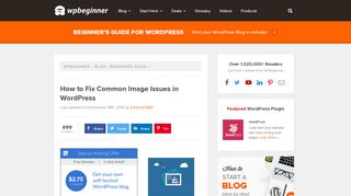 
                            3. How to Fix Common Image Issues in WordPress - WPBeginner